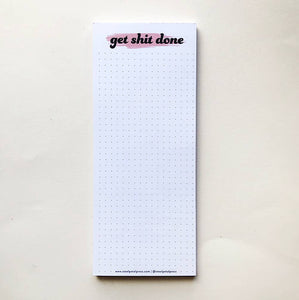 Steel Petal Press - Get Shit Done Listpad