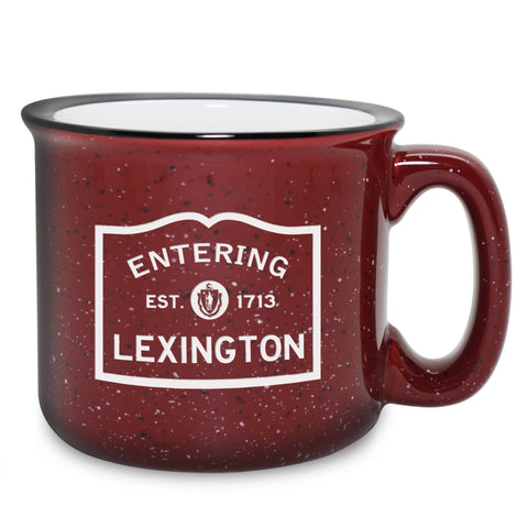 Susquehanna Glass Company - Customizable Entering Sign Camp Mugs, Set of 4