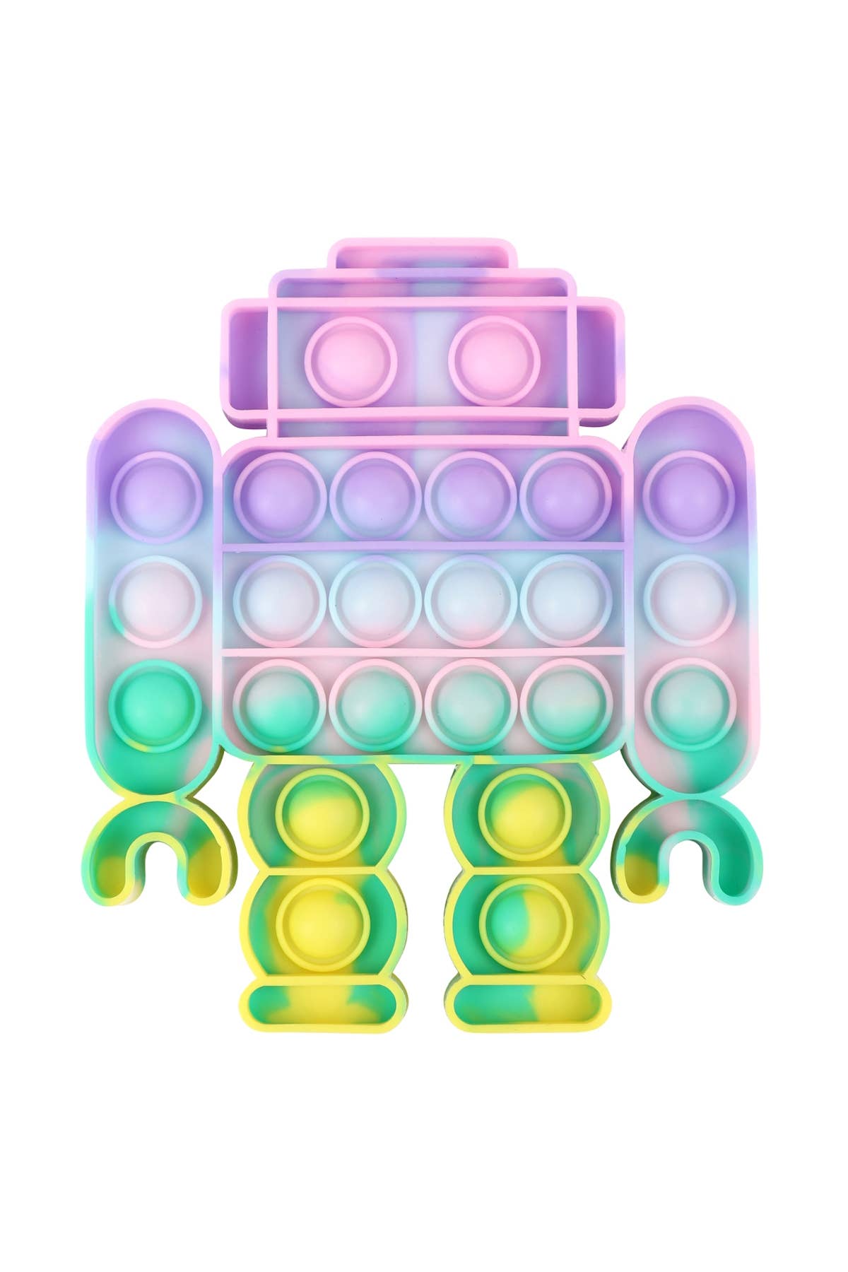 Love and Repeat - Multi Color Android Bubble Push Pop Sensory Fidget Toy
