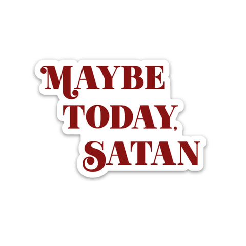 FUN CLUB - Maybe Today Satan Sticker