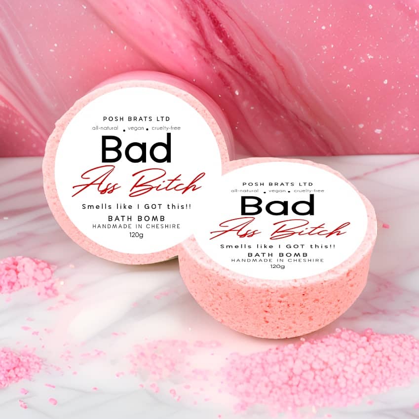 Posh Brats - Bad Ass Bitch Fizzy Bath Bomb VEGAN