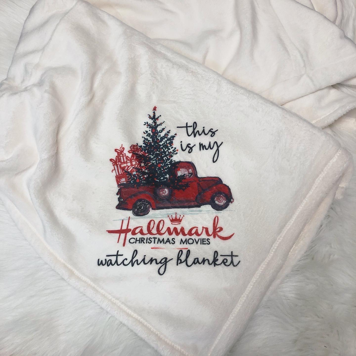 HALLMARK PLUSH THROW