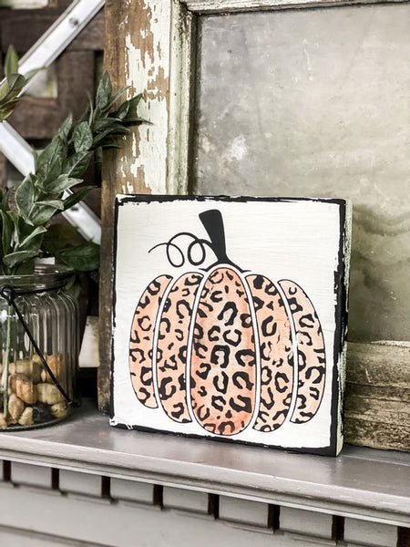 Leopard Pumpkin (5.5" x 5.5")