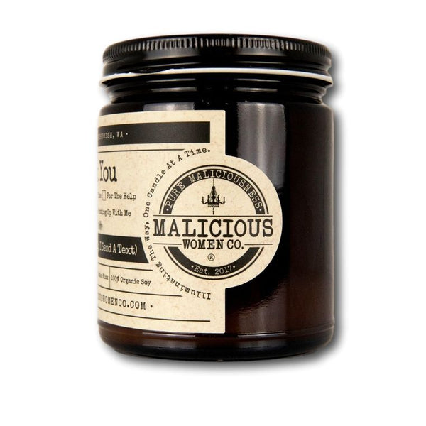 Thank You.. infused with "Gratitude (Normally I Send A Text)" Scent: Lavender & Coconut Water