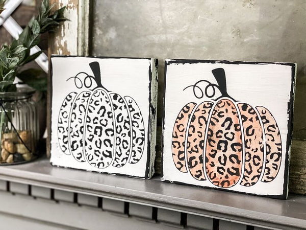 Leopard Pumpkin (5.5" x 5.5")
