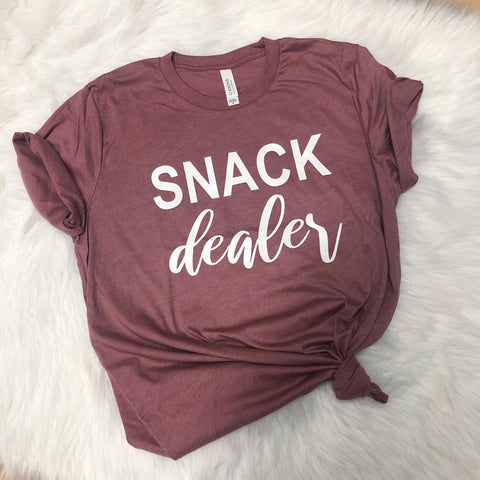 SNACK DEALER TEE - MAUVE